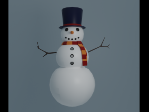 Snowman 3D 模型