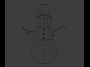 Snowman 3D Model