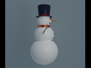 Snowman 3D 模型