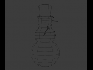 Snowman 3D 模型