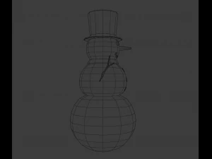 Snowman 3D Model