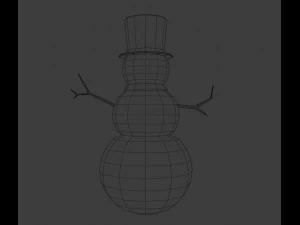 Snowman 3D Model