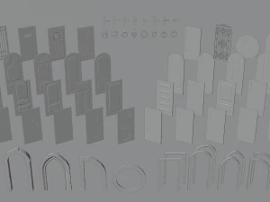 Door pack 3D Model