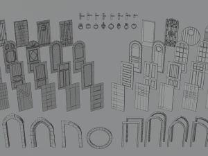Door pack 3D Model
