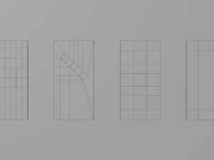 Door pack Modèle 3D