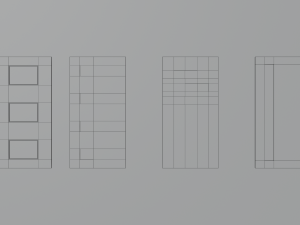 Door pack Modèle 3D