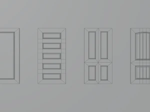 Door pack 3D Model
