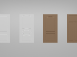 Door pack Modèle 3D