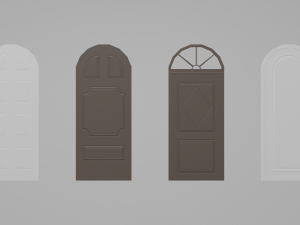 Door pack Modèle 3D