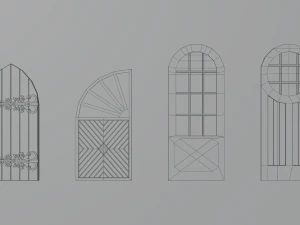 Door pack 3D Model