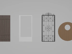 Door pack 3D Model