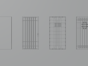 Door pack Modèle 3D