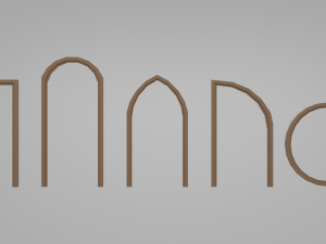 Door pack Modèle 3D