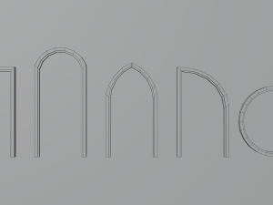 Door pack Modèle 3D
