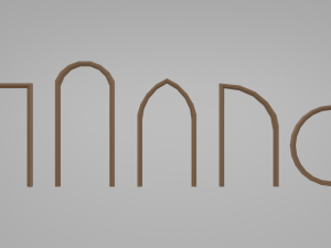 Door pack Modèle 3D