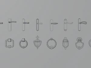 Door pack 3D Model