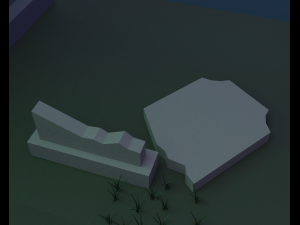 Cemetery 3D-Modell
