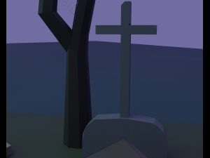 Cemetery 3D-Modell