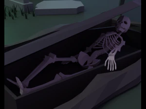 Cemit&eacute;rio Modelo 3D