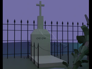 Cemit&eacute;rio Modelo 3D