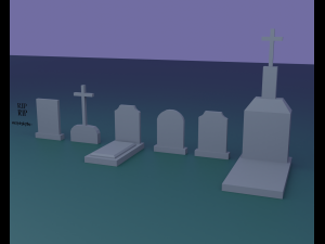 Cemetery 3D-Modell