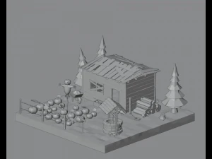 Pumpkin field 3D Model