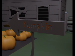 Pumpkin field 3D Model