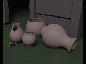 Pumpkin field 3D Model