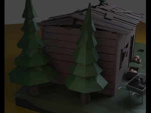 Pumpkin field 3D Model