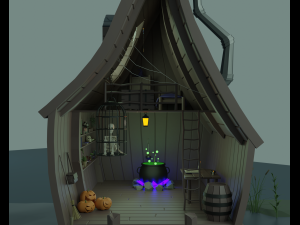 Witch house 3D Модель