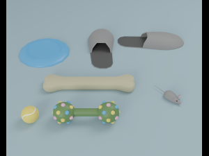 Pet accessories 3D Модель