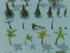 Vegetation pack 3D-Modell