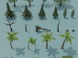 Vegetation pack 3D Model