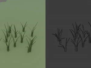 Vegetation pack 3D Model
