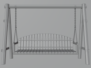 Swinging bench Modelo 3D