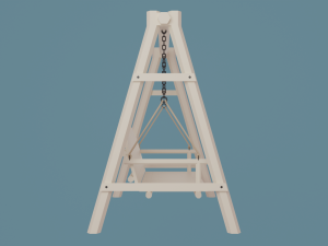Swinging bench Modelo 3D