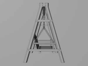 Swinging bench Modelo 3D