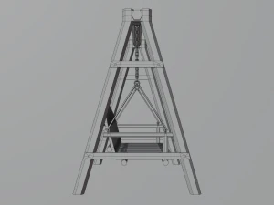 Swinging bench 3D Model
