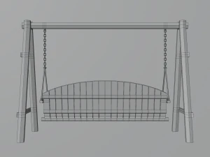 Swinging bench 3D Model
