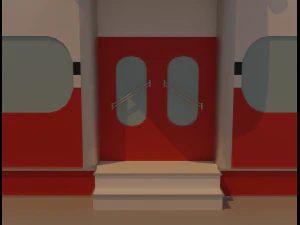American diner exterior 3D Model