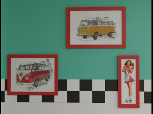 American diner - Full version 3D Model