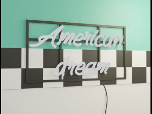 American diner - Full version 3D Model