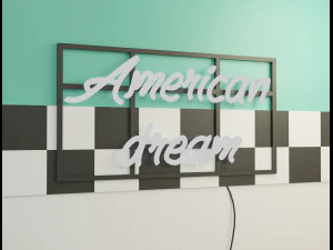 American diner - Full version 3D Model