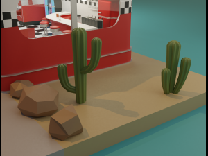 American diner - Full version 3D Model