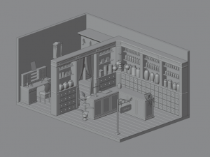 Apothecary Modello 3D