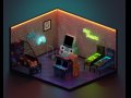 Sala giochi Modello 3D