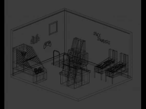 Arcade room 3D Model
