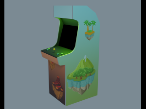Arcade room Modelo 3D
