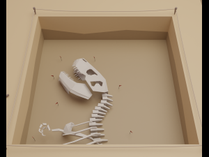 Archaeological site Modello 3D