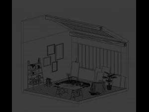 Artists studio 3D Model
